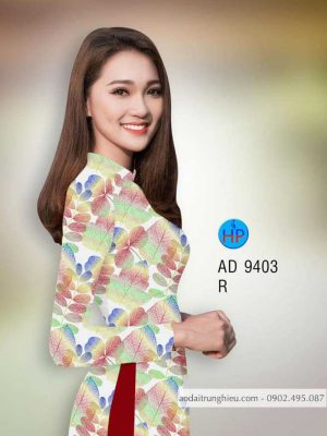 Vải áo dài hình lá kiểu mới AD 9403 27 1588664714 365 vai ao dai vai ao dai dep ad
