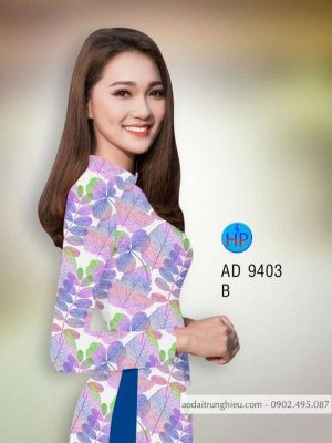 Vải áo dài hình lá kiểu mới AD 9403 26 1588664714 437 vai ao dai vai ao dai dep ad