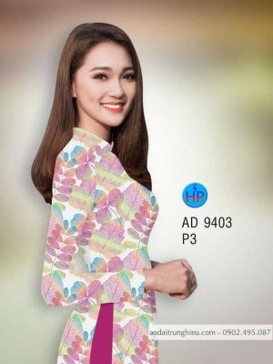Vải áo dài hình lá kiểu mới AD 9403 24 1588664714 707 vai ao dai vai ao dai dep ad