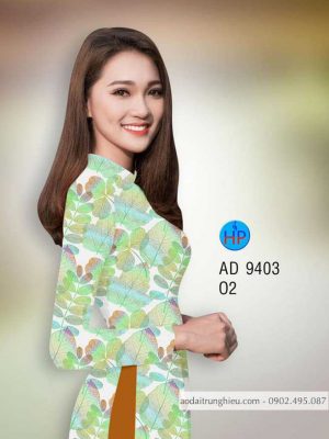 Vải áo dài hình lá kiểu mới AD 9403 33 1588664715 113 vai ao dai vai ao dai dep ad