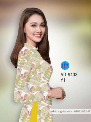 Vải áo dài hình lá kiểu mới AD 9403 28 1588664715 918 vai ao dai vai ao dai dep ad