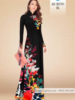 Vải áo dài lá kiểu mới AD B3701 24 1588665674 673 vai ao dai vai ao dai dep ad