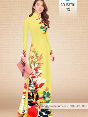 Vải áo dài lá kiểu mới AD B3701 27 1588665675 135 vai ao dai vai ao dai dep ad