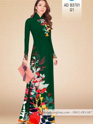 Vải áo dài lá kiểu mới AD B3701 29 1588665675 514 vai ao dai vai ao dai dep ad