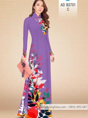 Vải áo dài lá kiểu mới AD B3701 34 1588665676 38 vai ao dai vai ao dai dep ad