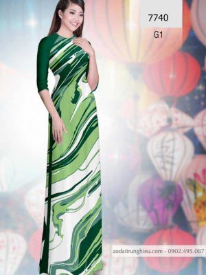Vải áo dài hoa văn sóng kiểu mới AD 7740 23 1588838713 56 vai ao dai vai ao dai dep ad