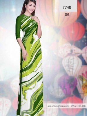 Vải áo dài hoa văn sóng kiểu mới AD 7740 27 1588838714 30 vai ao dai vai ao dai dep ad