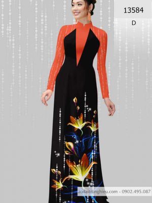 Vải áo dài hoa ly kiểu mới AD 13584 22 1588838953 353 vai ao dai vai ao dai dep ad