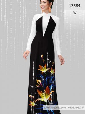 Vải áo dài hoa ly kiểu mới AD 13584 24 1588838954 247 vai ao dai vai ao dai dep ad