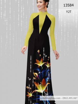 Vải áo dài hoa ly kiểu mới AD 13584 30 1588838954 391 vai ao dai vai ao dai dep ad