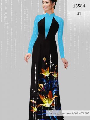 Vải áo dài hoa ly kiểu mới AD 13584 29 1588838954 528 vai ao dai vai ao dai dep ad