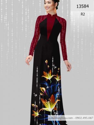 Vải áo dài hoa ly kiểu mới AD 13584 31 1588838955 290 vai ao dai vai ao dai dep ad