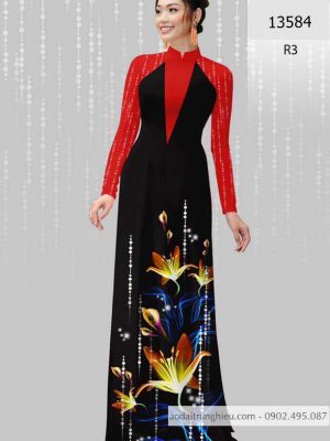 Vải áo dài hoa ly kiểu mới AD 13584 33 1588838955 519 vai ao dai vai ao dai dep ad