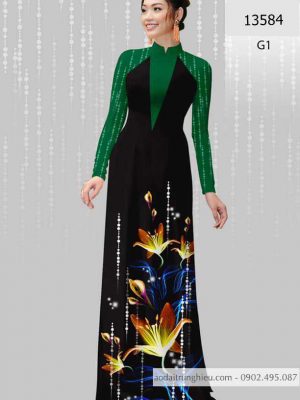 Vải áo dài hoa ly kiểu mới AD 13584 35 1588838955 803 vai ao dai vai ao dai dep ad