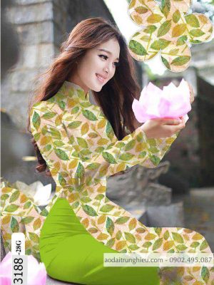 Vải áo dài hình lá kiểu mới AD 13188 23 1588839555 510 vai ao dai vai ao dai dep ad