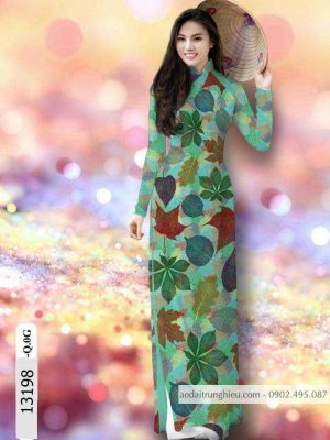 Vải áo dài lá kiểu mới AD 13198 20 1588839675 412 vai ao dai vai ao dai dep ad