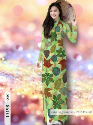 Vải áo dài lá kiểu mới AD 13198 21 1588839675 724 vai ao dai vai ao dai dep ad