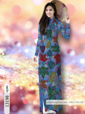 Vải áo dài lá kiểu mới AD 13198 29 1588839678 418 vai ao dai vai ao dai dep ad