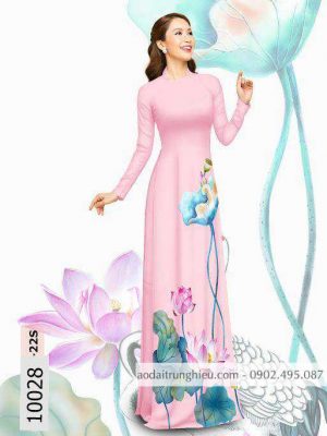Vải áo dài hoa sen kiểu mới AD 10028 33 1588839796 950 vai ao dai vai ao dai dep ad