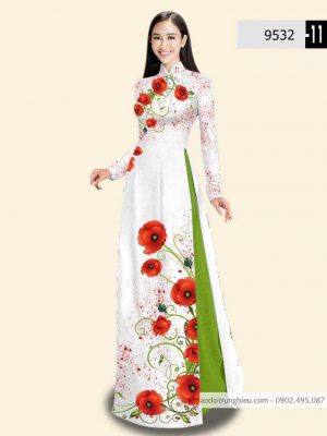 Vải áo dài hoa 3D thiết kế 2020 AD 9532 26 1588840033 924 vai ao dai vai ao dai dep ad