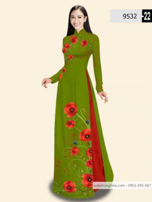 Vải áo dài hoa 3D thiết kế 2020 AD 9532 37 1588840035 201 vai ao dai vai ao dai dep ad