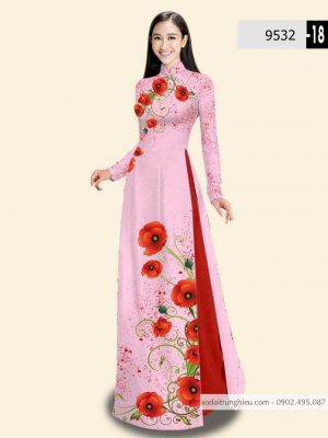 Vải áo dài hoa 3D thiết kế 2020 AD 9532 33 1588840035 229 vai ao dai vai ao dai dep ad