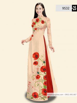 Vải áo dài hoa 3D thiết kế 2020 AD 9532 40 1588840036 589 vai ao dai vai ao dai dep ad