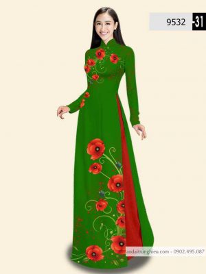 Vải áo dài hoa 3D thiết kế 2020 AD 9532 46 1588840037 276 vai ao dai vai ao dai dep ad