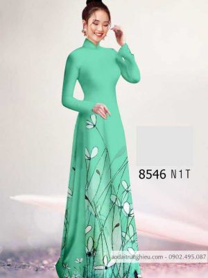 Vải áo dài hoa 3D kiểu mới AD 8546 24 1588840635 940 vai ao dai vai ao dai dep ad