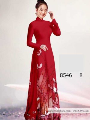 Vải áo dài hoa 3D kiểu mới AD 8546 28 1588840636 368 vai ao dai vai ao dai dep ad