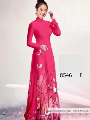 Vải áo dài hoa 3D kiểu mới AD 8546 26 1588840636 554 vai ao dai vai ao dai dep ad