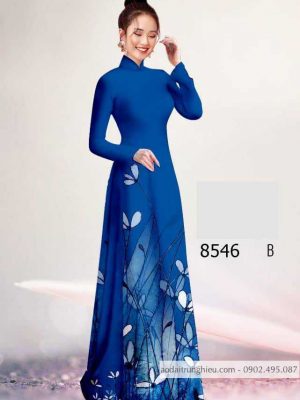 Vải áo dài hoa 3D kiểu mới AD 8546 33 1588840637 242 vai ao dai vai ao dai dep ad
