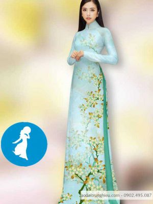 Vải áo dài hoa in 3D dọc thân kiểu mới AD 14371 25 1588918724 24 vai ao dai vai ao dai dep ad