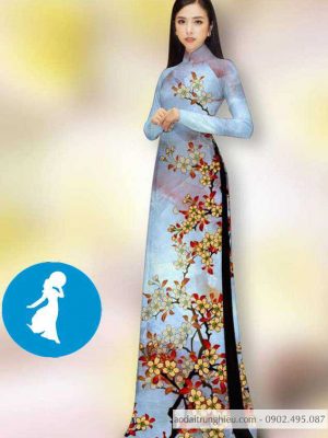 Vải áo dài hoa in 3D dọc thân kiểu mới AD 14371 27 1588918725 970 vai ao dai vai ao dai dep ad