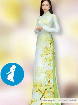 Vải áo dài hoa in 3D dọc thân kiểu mới AD 14371 32 1588918726 10 vai ao dai vai ao dai dep ad