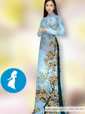 Vải áo dài hoa in 3D dọc thân kiểu mới AD 14371 31 1588918726 437 vai ao dai vai ao dai dep ad