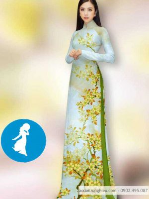 Vải áo dài hoa in 3D dọc thân kiểu mới AD 14371 37 1588918727 474 vai ao dai vai ao dai dep ad