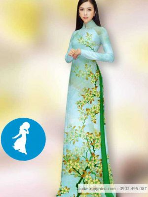 Vải áo dài hoa in 3D dọc thân kiểu mới AD 14371 33 1588918727 623 vai ao dai vai ao dai dep ad