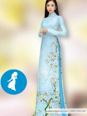 Vải áo dài hoa in 3D dọc thân kiểu mới AD 14371 34 1588918727 814 vai ao dai vai ao dai dep ad