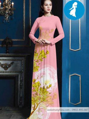 Vải áo dài hoa sứ vàng kiểu mới AD 10399 21 1588918845 851 vai ao dai vai ao dai dep ad