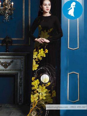Vải áo dài hoa sứ vàng kiểu mới AD 10399 22 1588918845 999 vai ao dai vai ao dai dep ad