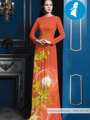 Vải áo dài hoa sứ vàng kiểu mới AD 10399 27 1588918846 515 vai ao dai vai ao dai dep ad