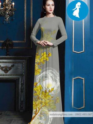 Vải áo dài hoa sứ vàng kiểu mới AD 10399 30 1588918847 860 vai ao dai vai ao dai dep ad
