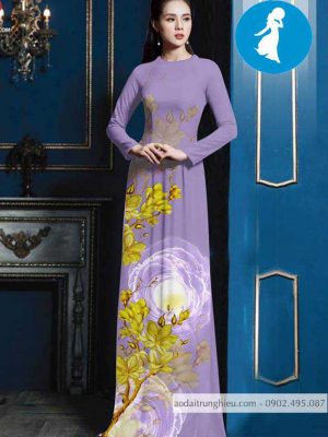 Vải áo dài hoa sứ vàng kiểu mới AD 10399 31 1588918848 274 vai ao dai vai ao dai dep ad