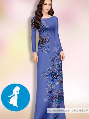 Vải áo dài hoa 3D thiết kế 2020 AD 14116 23 1588919206 857 vai ao dai vai ao dai dep ad