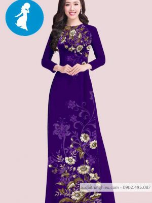 Vải áo dài hoa trên dưới kiểu mới AD T7419 32 1588919329 826 vai ao dai vai ao dai dep ad