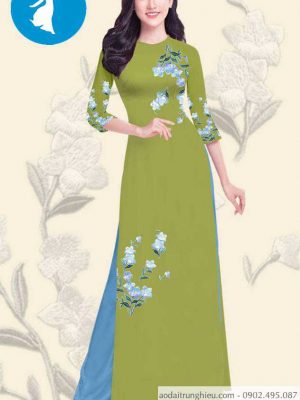 Vải áo dài hoa 3D đẹp mới ra AD T7414 28 1588919571 526 vai ao dai vai ao dai dep ad