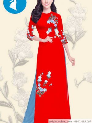 Vải áo dài hoa 3D đẹp mới ra AD T7414 27 1588919571 613 vai ao dai vai ao dai dep ad