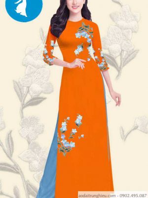 Vải áo dài hoa 3D đẹp mới ra AD T7414 31 1588919572 473 vai ao dai vai ao dai dep ad
