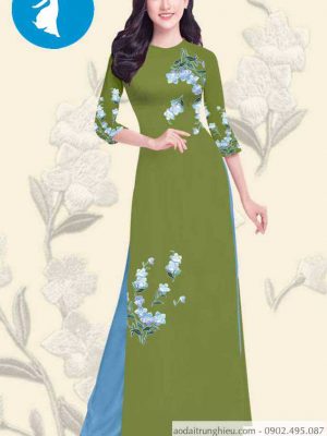 Vải áo dài hoa 3D đẹp mới ra AD T7414 37 1588919573 580 vai ao dai vai ao dai dep ad